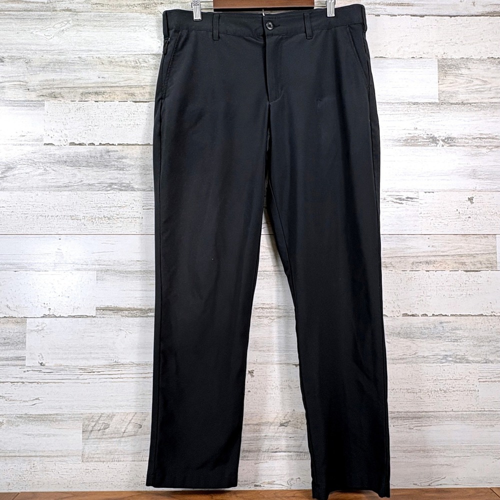 Birdie Bound Golf Pants Mens 36x31  Black Performance‎ Stretch Tropical Golfcore
